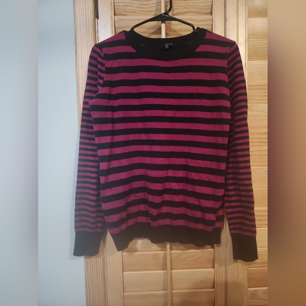 Striped Black and Red Sweater